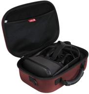 🔴 red hard eva travel case for oculus quest 2 &amp; quest vr gaming headset by hermitshell logo