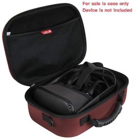 img 2 attached to 🔴 Red Hard EVA Travel Case for Oculus Quest 2 &amp; Quest VR Gaming Headset by Hermitshell
