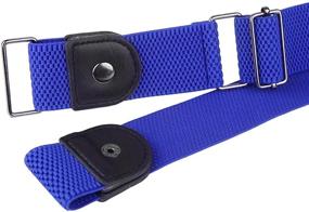 img 2 attached to Sportmusies Elastic Buckle Stretch Adjustable Men's Accessories