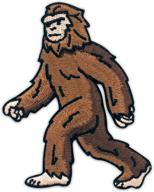 👀 winks for days bigfoot sasquatch embroidered iron-on patch: add a touch of mythical charm to your style! logo