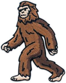 img 4 attached to 👀 Winks For Days Bigfoot Sasquatch Embroidered Iron-On Patch: Add a Touch of Mythical Charm to Your Style!