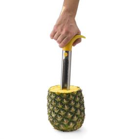 img 2 attached to 🍍 Effortlessly Core Pineapples with the MSC International Joie Blossom Pineapple Corer, 10.5'', in Vibrant Yellow/Green