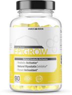 💪 epigrow anabolic activator - myostatin inhibitor and nitric oxide booster with epicatechin to enhance strength and muscle growth (90 capsules) logo