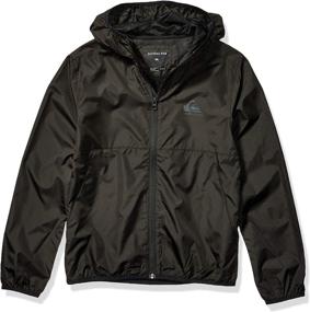 img 4 attached to Quiksilver Everyday Jacket Youth Black Outdoor Recreation for Outdoor Clothing