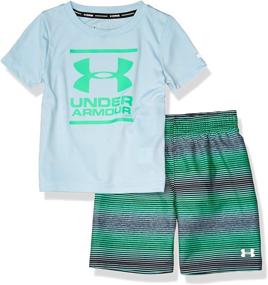 img 1 attached to 🏊 Under Armour Little Biogen Stripe Boys' Swimwear: Superior Quality and Style