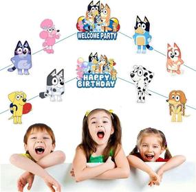 img 2 attached to 🐶 Swim Apex Blue Dogs Sign Cutouts: Fun Birthday Party Decorations for Kids
