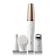 🧖 braun face epilator facespa pro 911: effective facial hair removal for women with 3-in-1 epilating, cleansing brush, and skin toning + 3 bonus extras logo