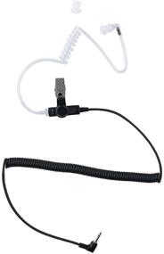 img 1 attached to 🎧 Klykon Police Earpiece 1-pin Listen Only Acoustic Tube Surveillance Headset with Medium Earmolds for 2 Way Radios Speaker Mics - 3.5mm