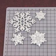 ❄️ snowflakes die-cuts: 4pcs/lot metal christmas cutting dies for card making logo