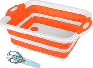 🔪 hi ninger collapsible cutting board: space saving 3-in-1 multifunction chopping board and storage basket for bbq prep/picnic/camping логотип