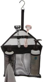 img 4 attached to 🚿 Home-X Mesh Hanging Shower Caddy: Compact and Convenient for Travel, Dorm, or Gym