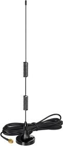 img 4 attached to Bingfu Dual Band VHF UHF Ham Radio Magnetic Base Antenna – SMA Male for Handheld Two Way Radios