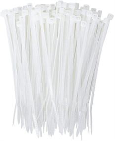 img 4 attached to 🔗 200-Pack Bulk KOOWIN Nylon Plastic Cable Zip Ties - 4 Inch 18 Lbs Tensile Strength Self-Locking Wire Tie Wraps for Home, Office, Garden, Garage, Workshop - White (Extra Small Mini, 200pcs)