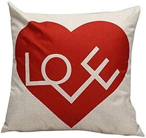 img 1 attached to Yuelove Valentines Outdoor Cushion Pillowcase