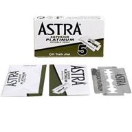 🪒 astra superior platinum double edge razor blades - pack of 20 logo