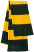 sportsman knit rugby scarf white women's accessories and scarves & wraps logo