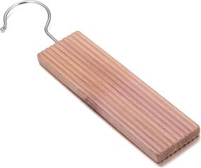 img 2 attached to 🌲 kilocircle Cedar Hang Ups for Closet - 20pcs with Cedar Fragrance (Standard Size: 6.5’’x1.9'’x0.5'') [Newly Upgraded: Assembled Hook]