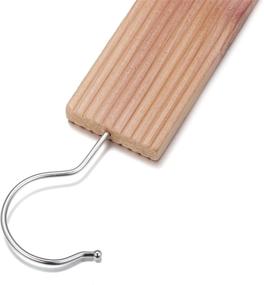 img 1 attached to 🌲 kilocircle Cedar Hang Ups for Closet - 20pcs with Cedar Fragrance (Standard Size: 6.5’’x1.9'’x0.5'') [Newly Upgraded: Assembled Hook]