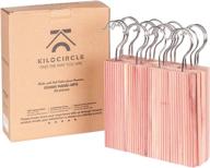 🌲 kilocircle cedar hang ups for closet - 20pcs with cedar fragrance (standard size: 6.5’’x1.9'’x0.5'') [newly upgraded: assembled hook] логотип