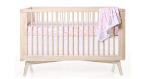 img 4 attached to OILO Studio Crib Sheet Capri: Premium Crib Sheets for Girls and Boys, Jersey Material, Nursery Bedding, Toddler Bedding Sets