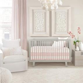 img 1 attached to OILO Studio Crib Sheet Capri: Premium Crib Sheets for Girls and Boys, Jersey Material, Nursery Bedding, Toddler Bedding Sets