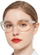 👓 stylish cat eye oversized reading glasses for women - mare azzuro readers, multiple magnification options 0-3.5 logo