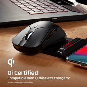 img 2 attached to 🖱️ HyperX Pulsefire Dart Wireless RGB Gaming Mouse, Software Customization, 6 Programmable Buttons, Qi Charging Battery - Up to 50 Hours, Compatible with PC, PS4, Xbox One