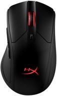 🖱️ hyperx pulsefire dart wireless rgb gaming mouse, software customization, 6 programmable buttons, qi charging battery - up to 50 hours, compatible with pc, ps4, xbox one logo