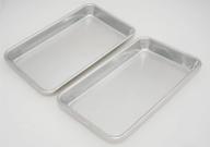 premium pack of 2 libertyware sp610 eigth size aluminium sheet pans – high-quality baking essentials logo