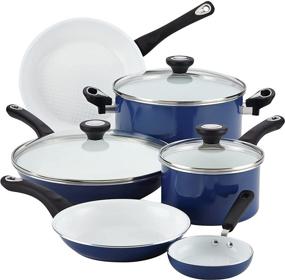 img 4 attached to Farberware PURECOOK Nonstick Cookware 12 Piece Kitchen & Dining