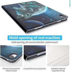 img 1 attached to 📱 TOMYOU Slim Stand Soft Back Shell Protective Smart Cover Case for iPad Air 10.9" 4th Gen 2020 | Compatible with A2316 A2324 A2325 A2072 | iPad Air 4 Case