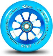 river glide wheel 110mm blue logo