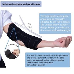 img 3 attached to Adjustable Comfortable Stabilizer Tendonitis Arthritis Sports & Fitness