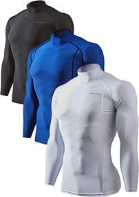 img 4 attached to DEVOPS Athletic Compression Baselayer T Shirts Sports & Fitness in Cycling