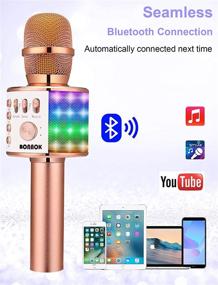 img 2 attached to BONAOK Bluetooth микрофон, заряжаемый на Рождество