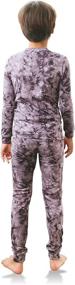 img 2 attached to Warm and Cozy: TINFL by Vaenait Thermal Underwear Base Layers for Boys - 4-14 Years Christmas Pajama Long John Set