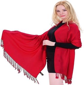 img 3 attached to Quality Pashmina Seconds for Women: CJ Apparel Design Women's Accessories