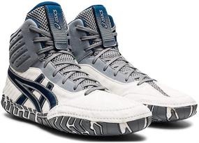 img 3 attached to 👟 Борцовки ASICS Aggressor - черные спортивные мужские обувь