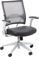 🪑 comfortable and stylish space seating airgrid light back managers chair with 2-to-1 synchro tilt control, flip arms, and pneumatic seat height adjustment logo