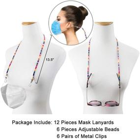 img 3 attached to IYOOH Retainer Sunglass Eyeglass Colorful: Style and Protection Combined