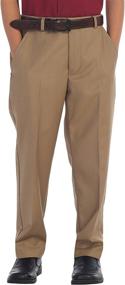 img 4 attached to 👖 Stylish and Comfortable: Gioberti Boys Flat Front Dress Pants