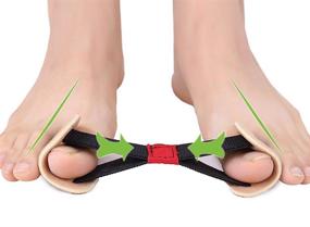 img 2 attached to 🦶 Mutreso Big Toe Strap Bunion Straightener: Flexible Belt for Toe Stretcher Alignment and Foot Pain Relief