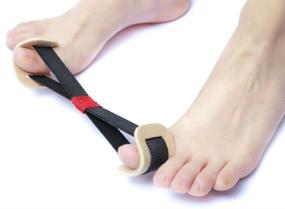 img 4 attached to 🦶 Mutreso Big Toe Strap Bunion Straightener: Flexible Belt for Toe Stretcher Alignment and Foot Pain Relief