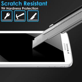 img 1 attached to Samsung Protector DETUOSI Anti Scratch Tempered