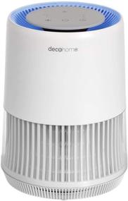 img 4 attached to 🏠 Deco Home Compact Air Purifier with HEPA 13 and Infrared Technology - Filters Allergens, Dust, Pollen, Mold, Organic Compounds, and more - For Home or Office