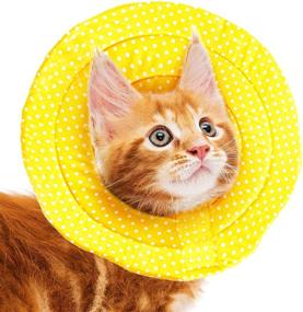 img 3 attached to Meric Recovery Fabric Collar Yellow