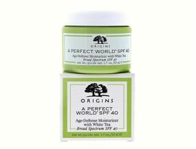 img 3 attached to 🌿 Origins A Perfect World SPF 40: Age-Defense Moisturizer With White Tea, 1.7 Fl Oz - Ultimate Protection for Youthful Skin