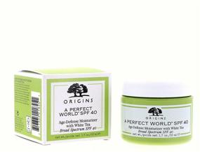 img 2 attached to 🌿 Origins A Perfect World SPF 40: Age-Defense Moisturizer With White Tea, 1.7 Fl Oz - Ultimate Protection for Youthful Skin