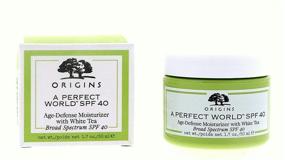 img 4 attached to 🌿 Origins A Perfect World SPF 40: Age-Defense Moisturizer With White Tea, 1.7 Fl Oz - Ultimate Protection for Youthful Skin