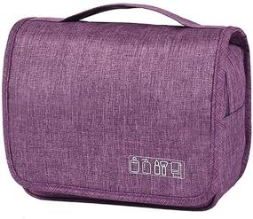 img 4 attached to Multiple Capacity Toiletry Portable Bag（Purple）